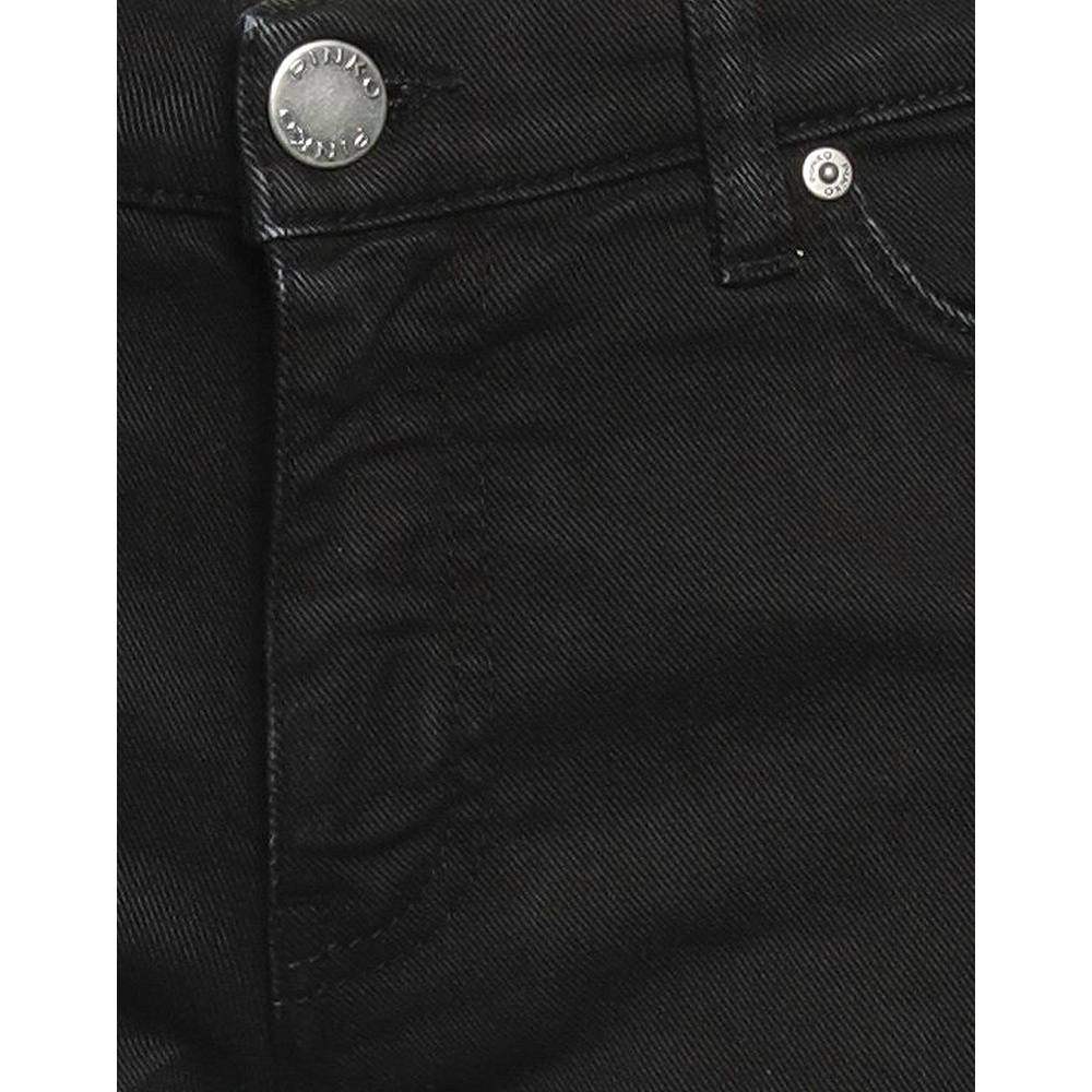 1h可退 香港直邮潮奢 Pinko 品高 女士 牛仔短裤 black黑色 舒适,淘宝优惠券,粉丝福利购,淘宝优惠卷