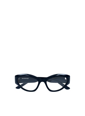 BALENCIAGA 女士眼镜 BB0400O004 SS2025 黑色 全框平光镜