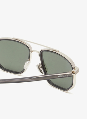 GUCCI 男士太阳镜 859577I33308112 SS2026 灰色