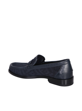 FENDI 男士商务休闲鞋 7D1610A7MYF1LQ0 AW2023 黑色 O’Lock乐福
