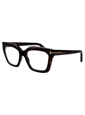 1h可退 TOM FORD 女士眼镜 FT6093B052 AW2025 棕色配饰