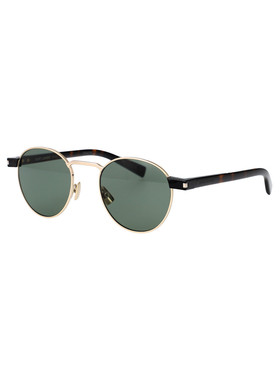 SAINT LAURENT 男士眼镜 SL707002 SS2026 绿色 徽标平光镜