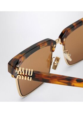 1h可退 奢淘 Miu Miu 徽标太阳镜 女 0MU10ZSPVC缪缪