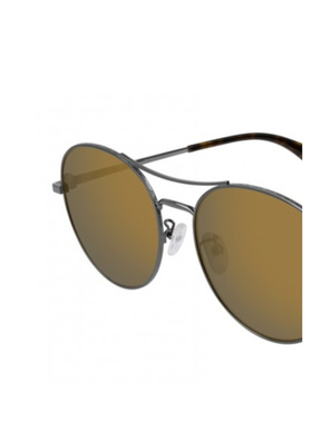 1h可退 ALEXANDER MCQUEEN 女士眼镜 AM0174SMETAL4 AW2025