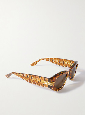 Bottega Veneta 葆蝶家 女士 Eyewear 椭圆框太阳镜 BV1322S