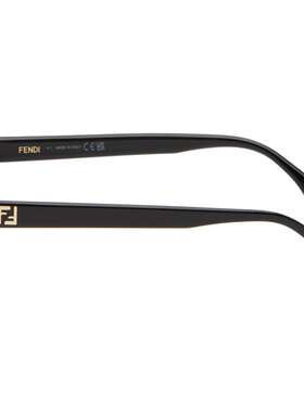 Fendi 芬迪 男士 黑色 Squared FF 太阳镜 FE40199I5501ASHINYBLA