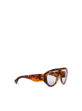 GUCCI 男士眼镜 859507J07422334 SS2026 白色几何框 古驰太阳镜
