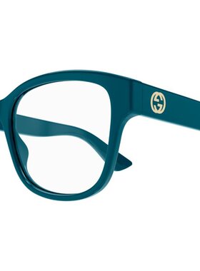 1h可退 潮奢 Gucci 古驰 女士 徽标眼镜 GG1340O blue蓝色 舒适时