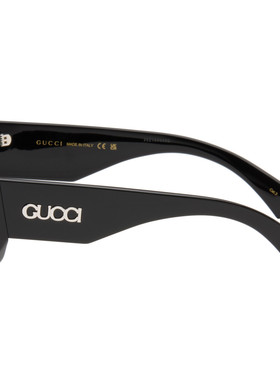 Gucci 古驰 男士 黑色 Mask Frame 太阳镜 GG2128S001BLACKBLACKG