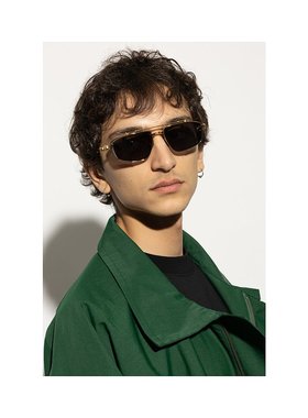 1h可退 BALMAIN 男士眼镜 BPS142D5600 CO 灰色 徽标太阳镜