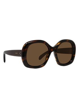 CELINE 女士眼镜 CL40163I56E AW2021 绿色 全框太阳镜