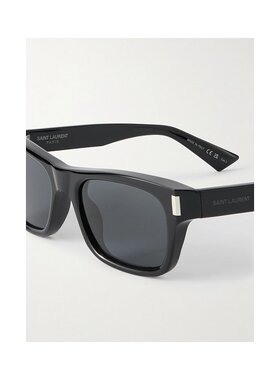 1h可退 潮奢 Saint Laurent 圣罗兰 男士 方形框醋纤太阳眼镜 SL8