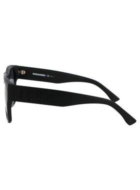 1h可退 DSQUARED2 男士太阳镜 ICON0004S003T4 AW2025 黑色