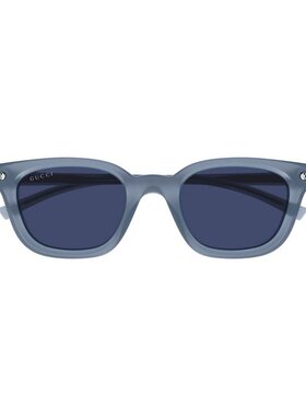GUCCI 男士眼镜 GG1946S004 AW2025 古驰 蓝色框架太阳镜
