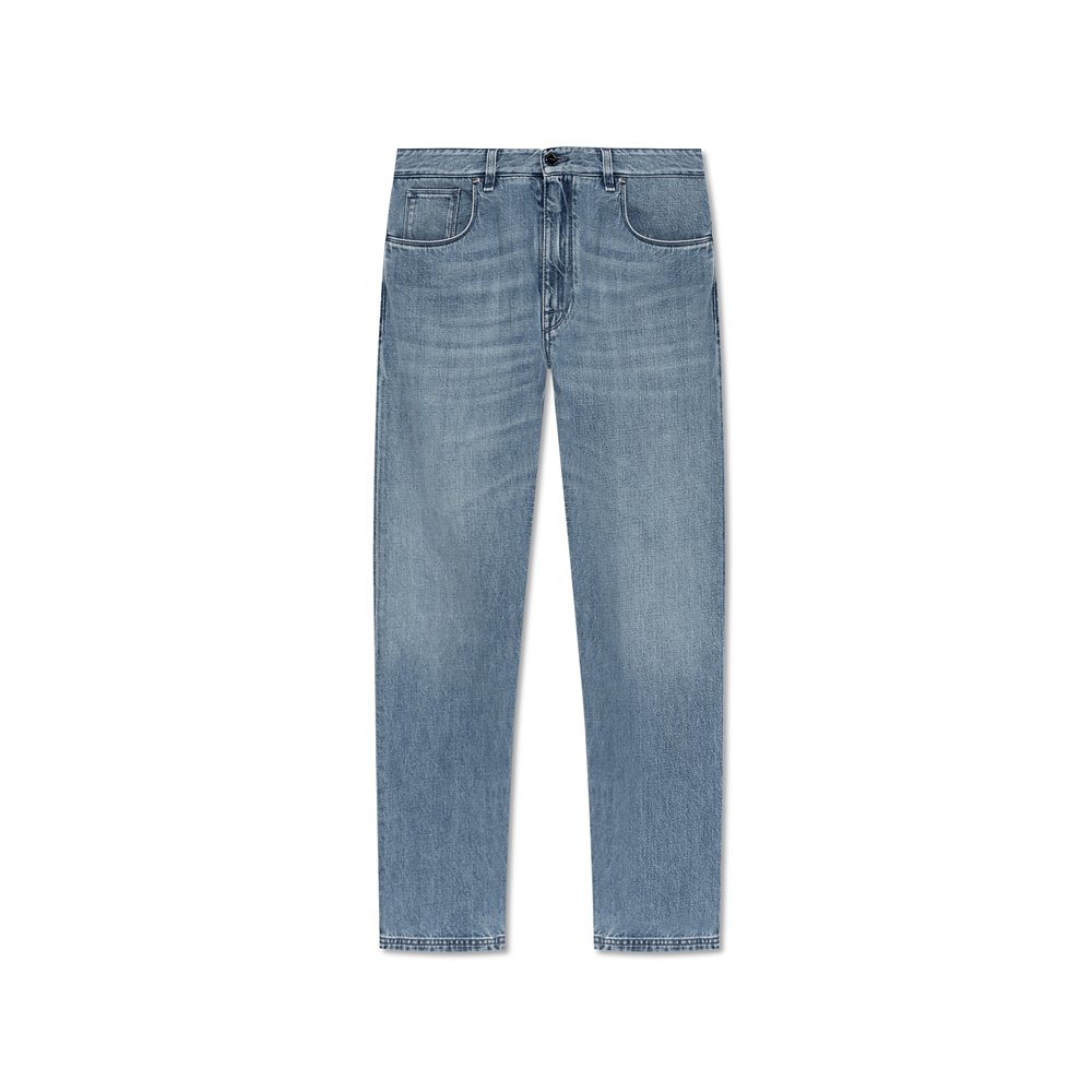 FENDI 男士牛仔裤 FLP288AT2FF0QR0 CO 蓝色 Denim jeans - 图2