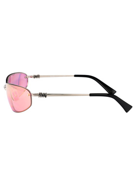 1h可退 MIU MIU 女士太阳镜 0MUA50S1BC70J SS2025 粉红色 0MU A5