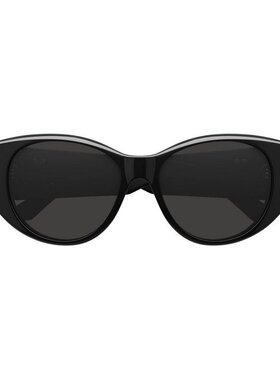 1h可退 BALENCIAGA 女士眼镜 BB0455S004 SS2026 黑色 Nano 圆形