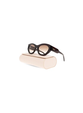 CHLOÉ 女士太阳镜 CH0220S0002 CO 棕色 ?Gayia? Sunglasses