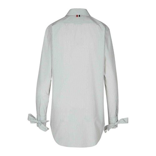 THOM BROWNE 女士衬衫 FDSE90AF0743035 AW2024 灰色 - 图3