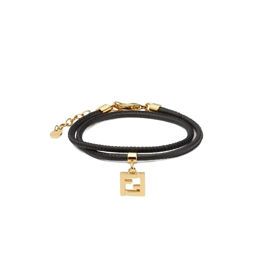 1h可退 FENDI 女士手链手镯 8AL293AH9W01 SS2026 黑色 Fendi For - 图2