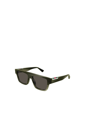 GUCCI 男士眼镜 GG1960S005 AW2025 绿色 几何太阳镜古驰