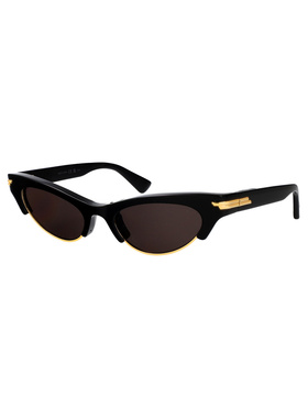 BOTTEGA VENETA 女士眼镜 BV1431S001 SS2026 黑色配饰太阳镜
