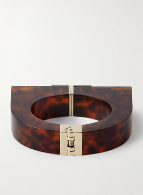 1h可退 潮奢 Tom Ford 汤姆 福特 女士 Plexiglas® 镀金龟甲色手