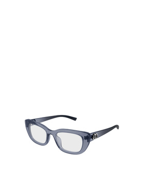GUCCI 男士眼镜 GG2027O003 SS2026 灰色 几何平光镜