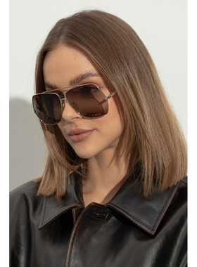 CHLOÉ 女士太阳镜 CH0278S0001 CO 金色 Sunglasses