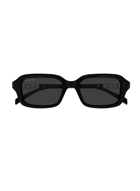 GUCCI 女士眼镜 GG2152S001 SS2026 古驰 太阳镜黑色几何配饰