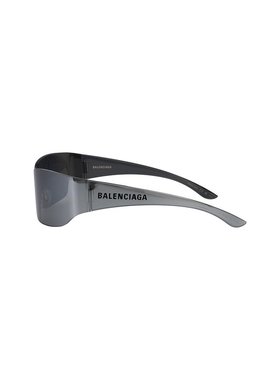 BALENCIAGA 男士眼镜 BB0421S005 AW2025 灰色 Sunglasses