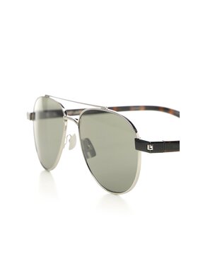 SAINT LAURENT 男士太阳镜 843061Y99658163 CO 银色