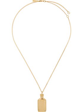 calvin klein 女士 Short CK One Charm 项链 VY0451Gold吊坠