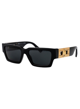 VERSACE 男士太阳镜 0VE4459GB187 AW2025 黑色 0VE4459
