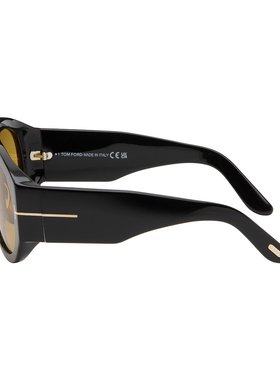 1h可退 潮奢 Tom Ford 汤姆 福特 女士 黑色 Bronson 太阳镜 FT10