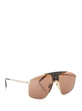 ALAIA 女士太阳镜 AA0098S002 SS2026 金色 几何框太阳镜