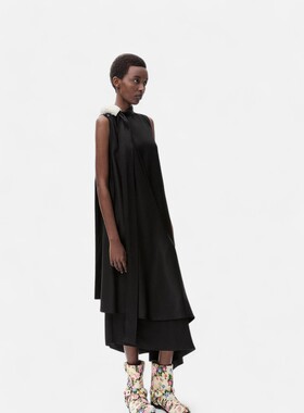 LOEWE 女士斗篷 S540Y09XQJ1100 AW2024 黑色 LOE【付后1h可退】