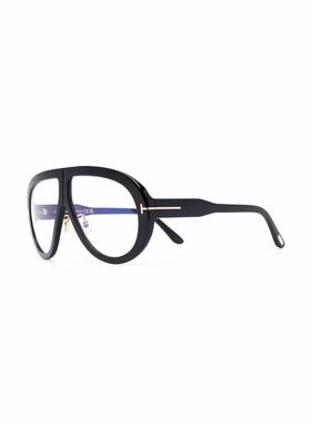 TOM FORD 男士太阳镜 FT0836001 CO 黑色 徽标平光镜