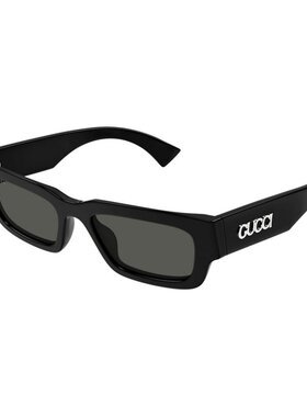 GUCCI 男士太阳镜 GG1838S001 CO 黑色 矩形太阳镜