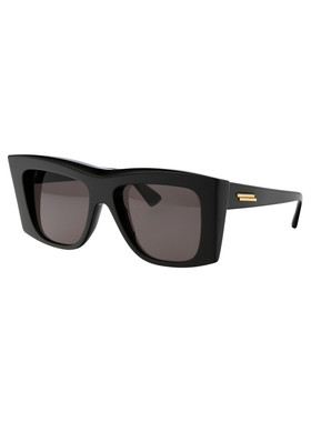 BOTTEGA VENETA 女士眼镜 BV1270S001 CO 黑色 徽标太阳镜