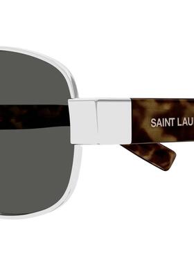 1h可退 潮奢 Saint Laurent 圣罗兰 女士 SILVER-HAVANA-GREY 金