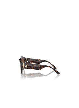 JIMMY CHOO 女士眼镜 JC5013U500213 AW2024 棕色 几何太阳镜