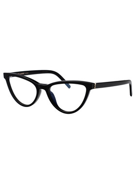 SAINT LAURENT 女士眼镜 SLM138001 SS2026 黑色 徽标平光镜