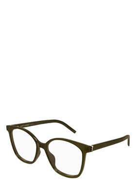 SAINT LAURENT 女士眼镜 SLM162005 SS2026 绿色 全框平光镜