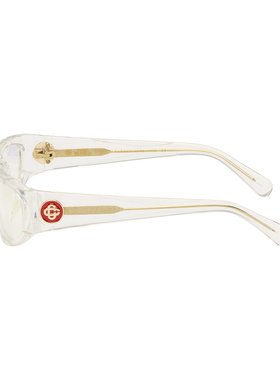 1h可退 潮奢 Casablanca 女士 透明 Crystal Sport 太阳镜 AAW25E