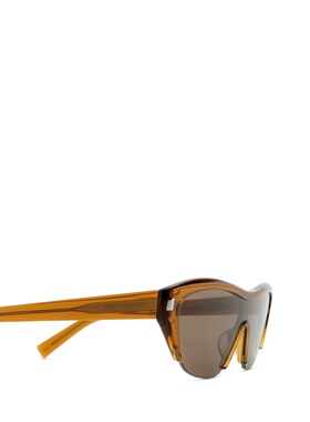 SAINT LAURENT 女士眼镜 SL704004 SS2025 棕色 徽标太阳镜