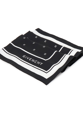 香港直邮奢淘 Givenchy 图案丝巾 女 GW9090SS188【付后1h可退】