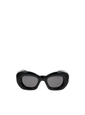 LOEWE 男士太阳镜 LW40117I01A SS2024 黑色 蝴蝶形太阳镜罗意威