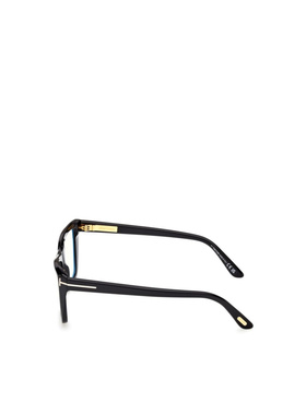 1h可退 TOM FORD 男士眼镜 FT6047B001 AW2025 黑色 几何框平光镜