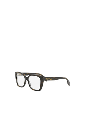FENDI 男士眼镜 FE50127I052 CO 黑色 几何平光镜